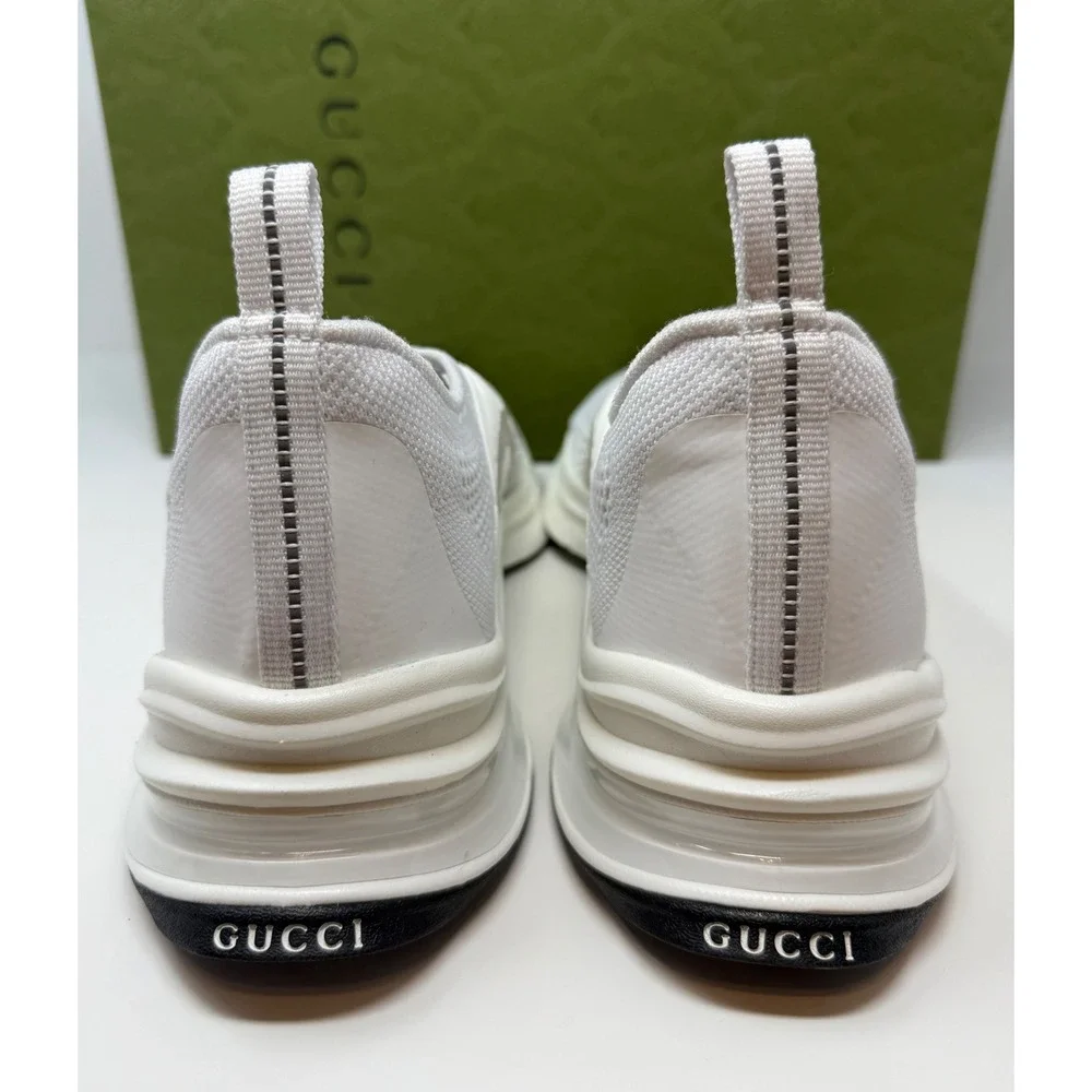 Gucci Run Sneaker White/Grey/Black Size 13 US 12 Gucci - Picture 3 of 6